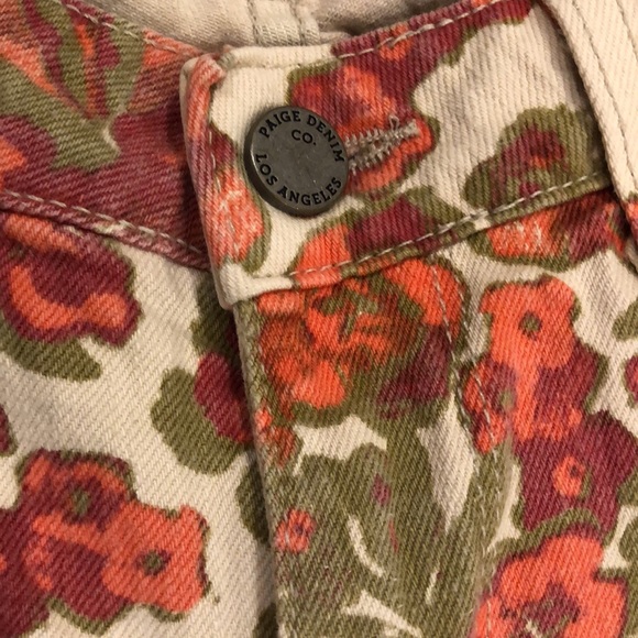 Paige Floral Skyline Ankle Peg. 25 - Picture 4 of 16